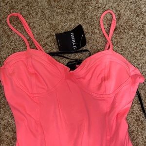 Forever 21 Neon Pink Body Suit. never worn!